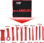 Plastikinių plei&scaron;tų rinkinys ks tools MASTER 11 dalių 911.8205