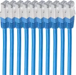 Tinklo kabelis ShiverPeaks BS75711-HB-SET10 1 m, Cat6, S/FTP, mėlynas