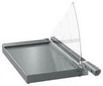 Leitz Precision Office Pro Popieriaus pjaustytuvas A4+, 25 lapų, nerūdijantis plienas, A4 Maxi, 80 g/m&sup2;, aliuminis, stiklas, nerūdijantis plienas, antracitas