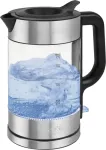 Elektrinis virdulys ProfiCook PC-WKS 1322 G &mdash; 1,7 L, 2200 W, stiklas ir nerūdijantis plienas, belaidis