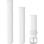 Garmin Quick Release Band - Uhrarmband - white with silver hardware - f&uuml;r Legacy Hero Series Captain Marvel, Legacy Saga Series Rey, v&iacute;voactive 4S, v&iacute;
