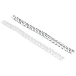 GBC MultiBind 14mm vieliniai įri&scaron;imo elementai, juodi, 130 lapų, A4, 307 mm, 134 mm, 100 vnt.