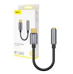 Baseus L54 garso adapteris USB-C + 3,5 mm mini jack (juodai pilkas)