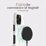 MIO Sandy Zebra Magsafe Case Compatible for iPhone 16