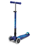 Maxi Micro Deluxe Foldable LED Scooter Grey