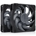 Noctua NF-A12x25 G2 PWM Sx2-PP chromax.black 120 mm korpuso ventiliatorius (2 vnt. pakuotė, juoda)