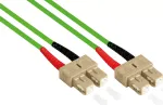 GoodConnections LW-810SC5 &Scaron;viesolaidinis jungiamasis laidas 10 m OM5 SC/SC Žalias