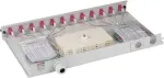 EFB-Elektronik B71901L12OM4 LC Splice Box OM4 Multimode 12 Pigtails 6 Adapters Sliding 19 inch Rack Mount Grey Violet