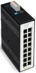 WAGO 852-1106 Pramoninis nevaldomas Gigabit Ethernet jungiklis, 8 prievadai, 10/100/1000 Mbps, montavimui ant DIN bėgelio