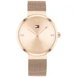 Tommy Hilfiger Women's 1782218 Quartz Analog Watch 35mm Silver Stainless Steel Mesh