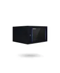 RACKTEL RL-4504WRE 4U 600x450 Sieninis spintos stovas, juodas, grūdinto stiklo durys