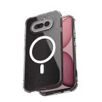 Crong Hybrid Clear Magnetic dėklas, skirtas Nothing Phone 4a, suderinamas su MagSafe, permatomas