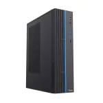 Akyga AK-302-01BL SFF kompiuterio korpusas, Micro ATX / Mini ITX, USB-C + 2x USB 3.0 + USB 2.0, be maitinimo bloko, juodas