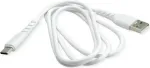 BIOND USB-A į USB-C 1 m baltas laidas i&scaron; perdirbto plastiko &ndash; įkrovimui ir duomenims