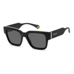 POLAROID PLD6198SX807 Unisex Tiesioginiai Akiniai Nuo Saulės Havana Rėmelis Pilki Poliarizuoti Lę&scaron;iai 52mm