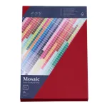 Artoz Papier Mosaic vokai DIN C6 be langelio, vyno raudoni, &scaron;lapiai lipnūs, 20 vnt.