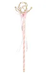 Souza Alexandra Light Pink Fairy Wand with Pearls
