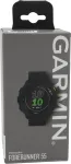 Garmin Forerunner 55 i&scaron;manusis laikrodis su silikoniniu dirželiu, 1,04 inch ekranas, juoda spalva