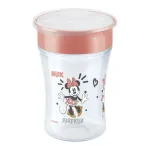 NUK Disney Mickey Mouse Magic Cup 230ml Red Training Cup su 360&deg; gėrimo ratlankiu