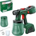 Bosch AdvancedSpray 18V-500 belaidis dažų purk&scaron;tuvas (be akumuliatoriaus, žalias, POWER FOR ALL ALLIANCE)