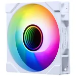 Phanteks M25 Gen2 PH-F120M25R_G2_DWT01 120 mm PWM D-RGB dėklo ventiliatorius su atvirk&scaron;tiniais mentėmis, baltas