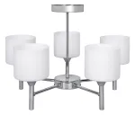 Klasikinis pakabinamas liustras Activejet MIRA Chrome 5xE27 svetainei