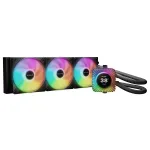 be quiet! Light Loop IO LCD 360mm skysčio au&scaron;intuvas procesoriui, juodas