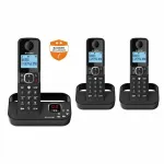 Alcatel F860 Duo belaidis DECT telefonas, didelio ekrano