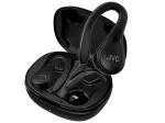 Jėgos sporto belaidės ausinės JVC Sports TWS Black, True Wireless Stereo (TWS), 20&ndash;20000 Hz, skambučiai/muzika, 6,8 g, juodos