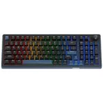 Ducky OK-M 98 žaidimų klaviatūra, 98% i&scaron;dėstymas, kar&scaron;tai keičiami jungikliai, RGB, ANSI - KTT Baby Blue jungikliai