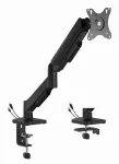 Gembird MA-DA1U-01 reguliuojama stalinė monitoriaus atrama su USB jungtimis, 17-32 col. (iki 81,3 cm), maks. 9 kg, VESA 75x75/100x100, juoda