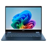 Acer Swift Spin 14 AI SFSP14-Q51T-X0AS, 14 colių WUXGA 2-in-1, Snapdragon X2E-78-100, 16GB, 512GB SSD, Windows 11 Home