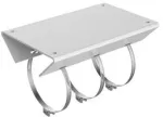 Hikvision DS-1684ZJ vertikalaus stulpo tvirtinimo adapteris PTZ kupolinėms kameroms, baltas
