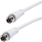 Vivanco SAT F laidas 5 m, baltas (VVSAT50MMW)