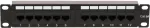 DSIT 10 colių 12 prievadų UTP CAT 6a pataisų skydelis DS-10Patch6a-12UTP