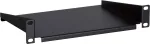 DSIT DS-FH10 10 colių 1U fiksuota lentyna serverių spintoms, juoda, 250 x 136 x 44 mm