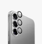 UNIQ Optix aliuminio kameros objektyvo apsauga, skirta Samsung Galaxy S26 / S26+ - sidabrinė