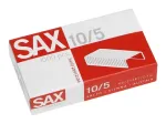 Sax Heftklammer 1-105-00 No.10 5mm cinkuotos kabutės, 1000 vnt. pakuotė