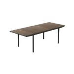 KETER Deco Porto Nova Extendable sodo stalas 160-240 cm, rie&scaron;uto/ juodas