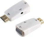 SHIVERPEAKS BS10-01001 HDMI į VGA + 3,5 mm garso aktyvus konverteris, 1080p, juodas