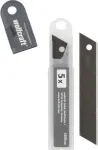 Wolfcraft Profi-Sharp 18 mm lūžtantys peiliuko a&scaron;menys, juodi, 10 vnt. 4208000