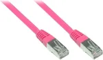 GoodConnections RNS tinklo kabelis su fiksatoriaus apsauga, Cat. 5e, SF/UTP, PVC, 100 MHz, purpurinės spalvos, 7,5 m (855M-075)