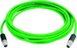 TELEG&Auml;RTNER Cat.6A pramoninis Ethernet komutacinis kabelis, M12 X koduotas ki&scaron;tukas - M12 X koduotas ki&scaron;tukas, 1,0 m, PUR žalias L80000A0001