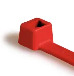 HellermannTyton T30R-PA66-RD raudonas viduje dantyta mova, 150 mm x 3,5 mm, PA66, 100 vnt. 111-03004