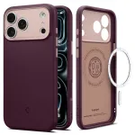 SPIGEN Nano Pop MagSafe dėklas iPhone 17 Pro / 18 Pro, Burgundy Bean