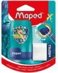 Maped Dragon galandykle ir trintukas - dviguba galandimo talpykla su integruotu trintuku, 1 vnt. (049224)