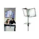 DURABLE SHERPA&reg; stalinis laikiklis 10 &ndash; A4 informacinių panelių sistema, 10 panelių, 5 spalvos, 360&deg; pasukimas 581800