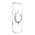 Magnetinis dėklas Baseus SkyRing 360&deg; iPhone 16 Pro &ndash; skaidrus, su 360&deg; sukamu žiedu