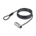 StarTech.com Slim Lock Nano Slot suderinama, 2 m fiksavimo kabelis, apsauga nuo vagystės ne&scaron;iojamam kompiuteriui, pjovimui atsparus plieninis kabelis, 4 skaitmenų kodas