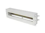 Lanberg AK-VDP103-S 19 colių 3U įtampos paskirstymo panelė su DIN TS-35 bėgeliu, pilka